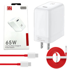 OnePlus Original Charger (65W Charger + Cable Type C Fast Charging)